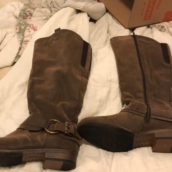 bass wide calf boots